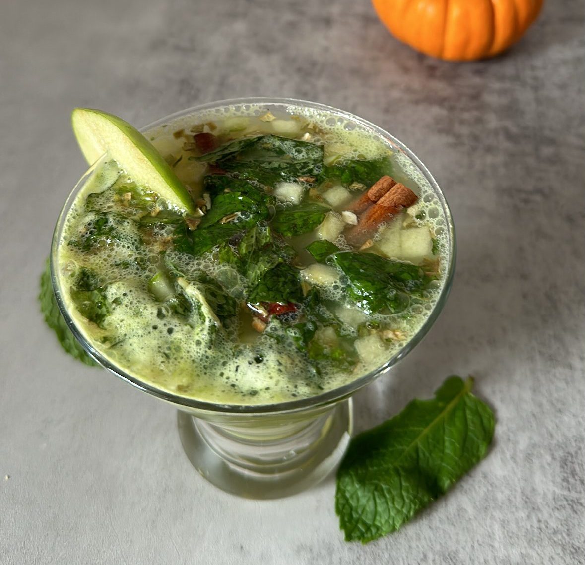 Minty-Ginger Cider Mocktail